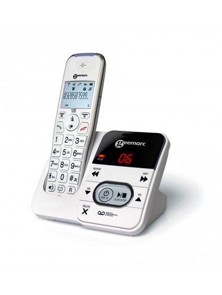 ② Téléphone sans fil, Facile pour SENIOR — Téléphones fixes