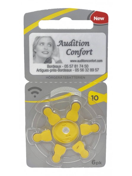 30 Piles Pour Appareils Auditifs Type 10 (PR70) - Rayovac Extra - Code Couleur Jaune - Durée De Vie Longue Jusqu'en 2029
