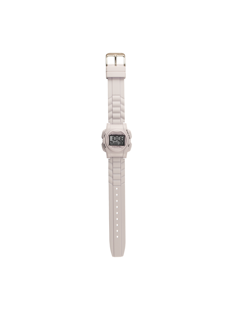 White Vibrating reminder watch for deaf and hearing impaired