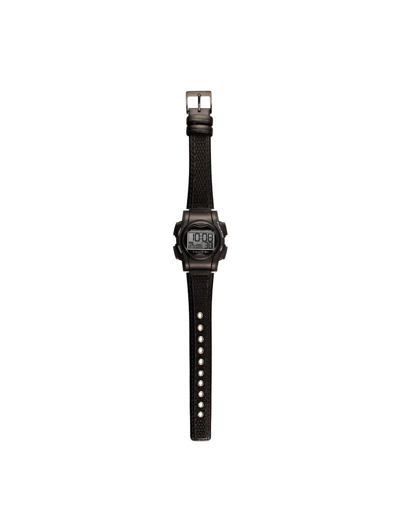 black Vibrating reminder watch for deaf and hearing impaired