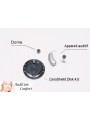 CeruShield Disk 4.0: Disque de 8 filtres pare cérumen pour appareils auditifs Unitron Discover