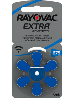piles 675 pour appareils auditifs Rayovac Extra Advanced